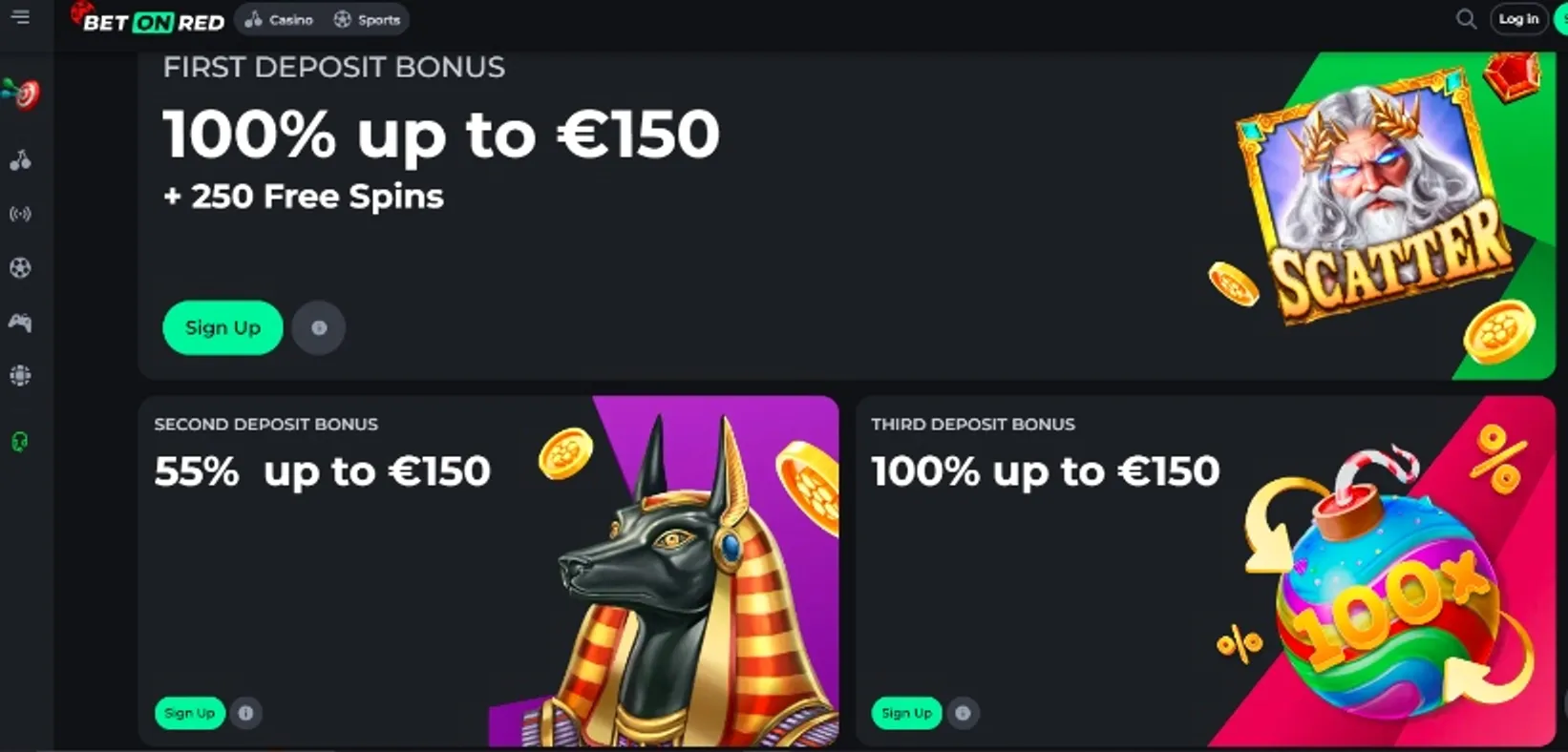 Bônus de cadastro grátis